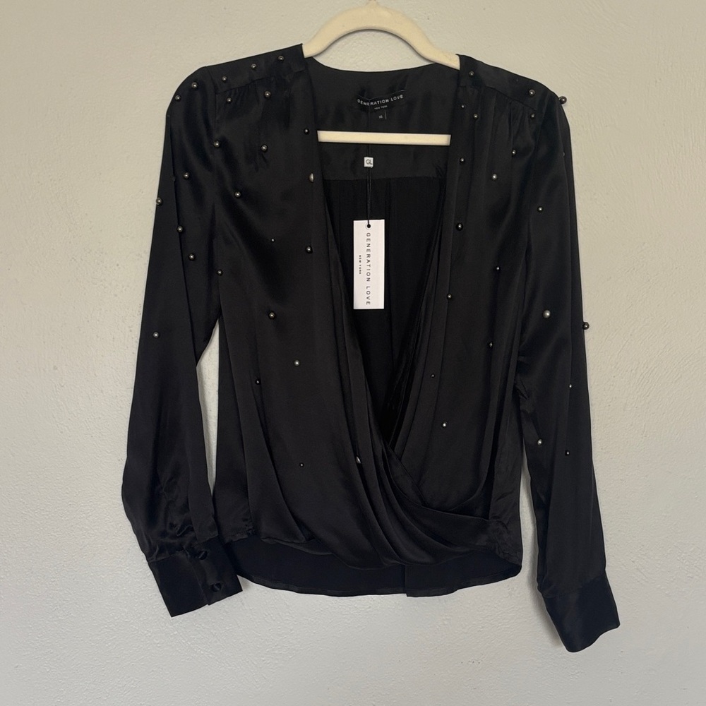 NWT Generation Love Silk Blouse XS/S